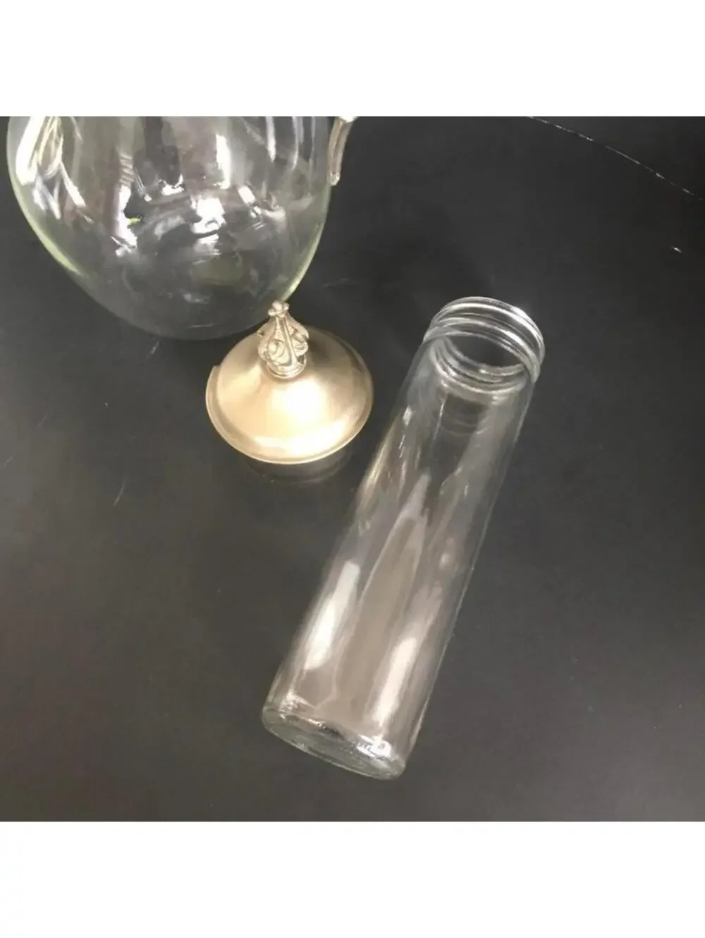 Mid Century Coffee Carafe, Glass Coffee Carafe with Lid, Hot Cold Beverages